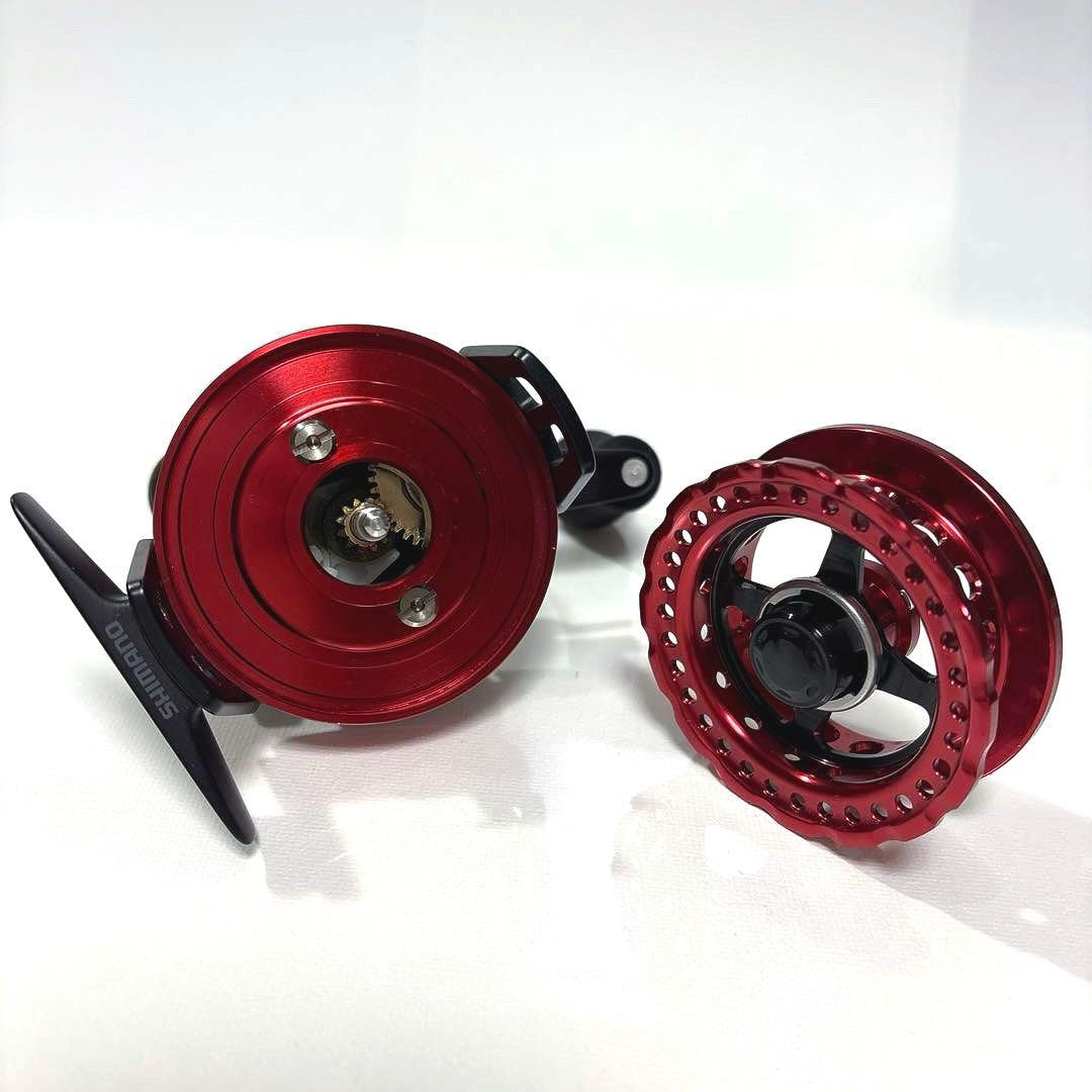 SHIMANO セイハコウ 60SP チヌ・石鯛　左巻リール 収納ケース付