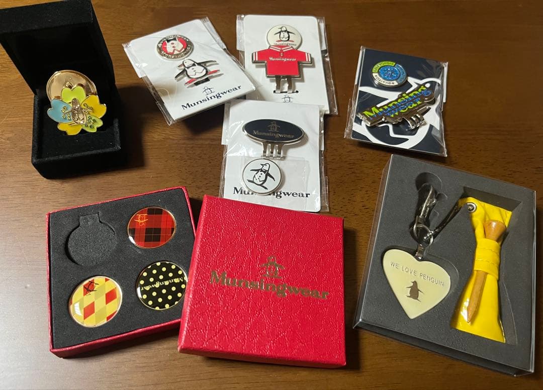 ゴルフマーカーまとめ売りコレクション品 未使用パーリーゲイツ マークアンドロナ