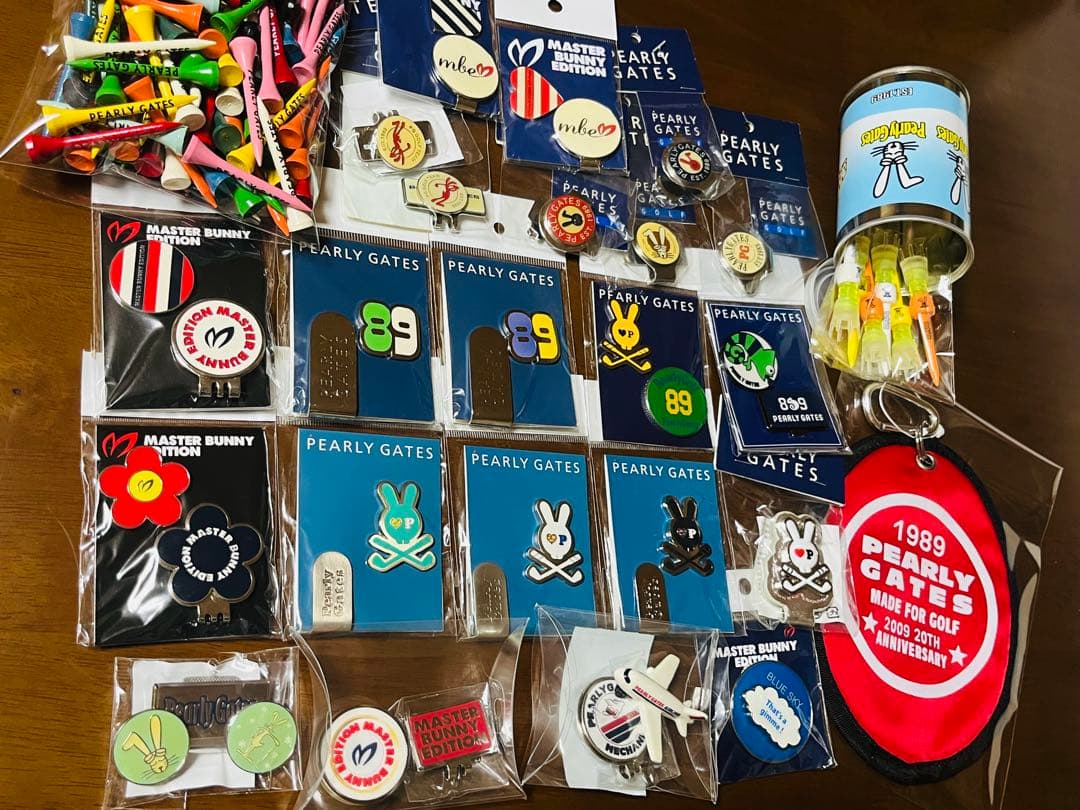 ゴルフマーカーまとめ売りコレクション品 未使用パーリーゲイツ マークアンドロナ