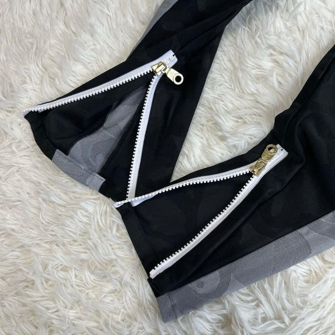 美品✨希少 マークアンドロナ カモフラ柄 スカル ゴルフパンツ M