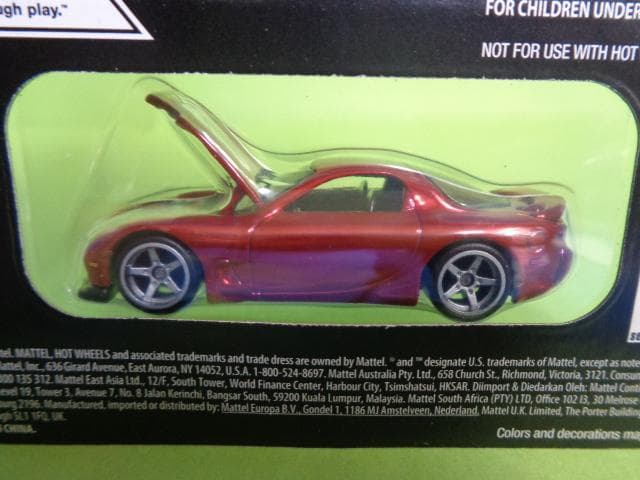 ホットウィール　RLC　レッドラインクラブ　１９９３　マツダRX-7　R1