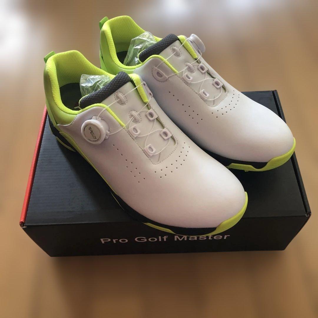 Pro Golf Master シューズ ホワイト/ライム新品サイズ27.0新品
