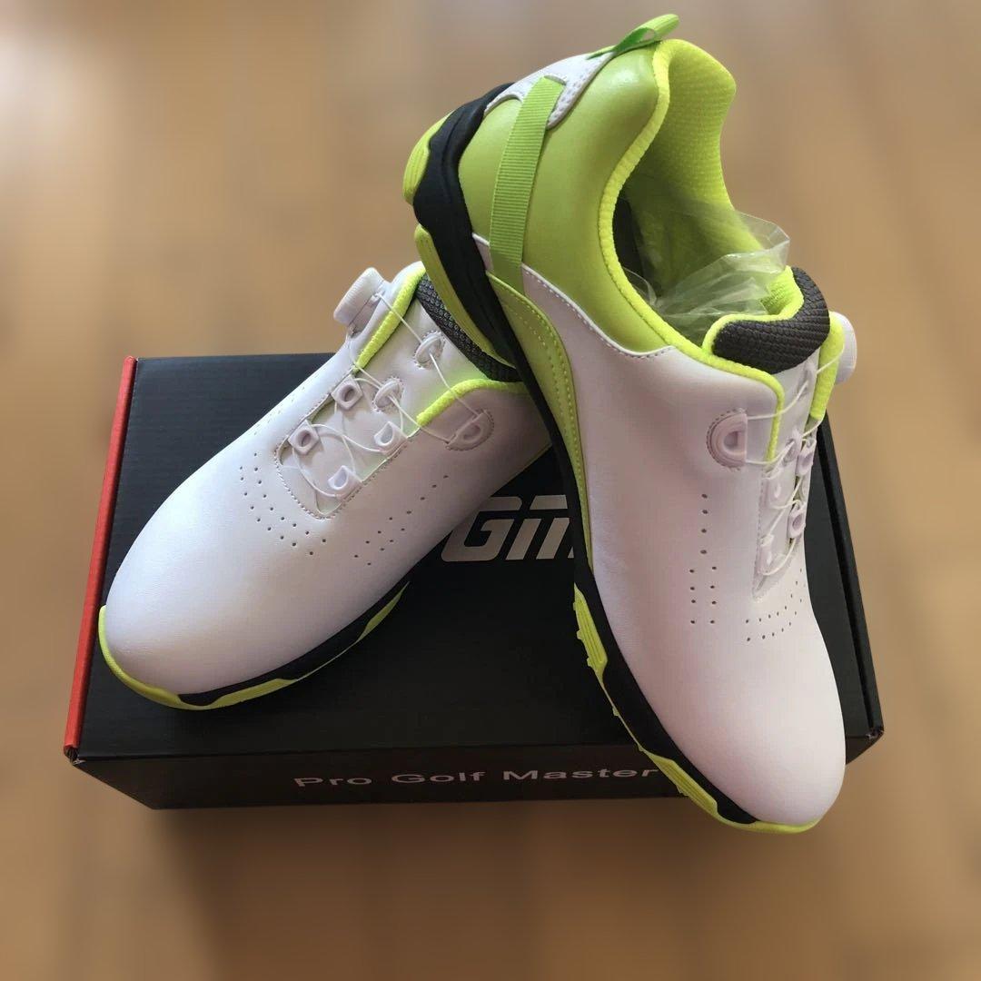 Pro Golf Master シューズ ホワイト/ライム新品サイズ27.0新品