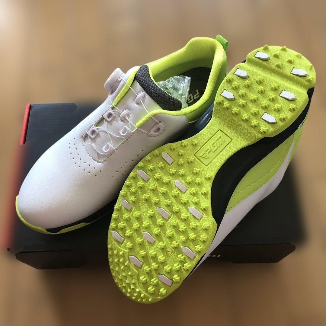 Pro Golf Master シューズ ホワイト/ライム新品サイズ27.0新品