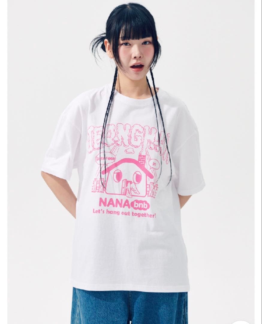 SEVENTEEN ナナ民泊 ジョンハン Tシャツ【M】