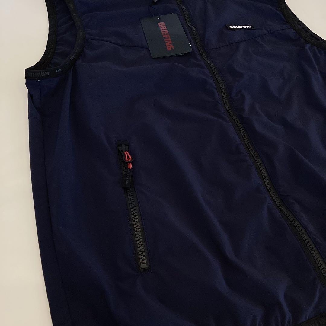 新品　BRIEFING　正規品　MENS WIND VEST ネイビー