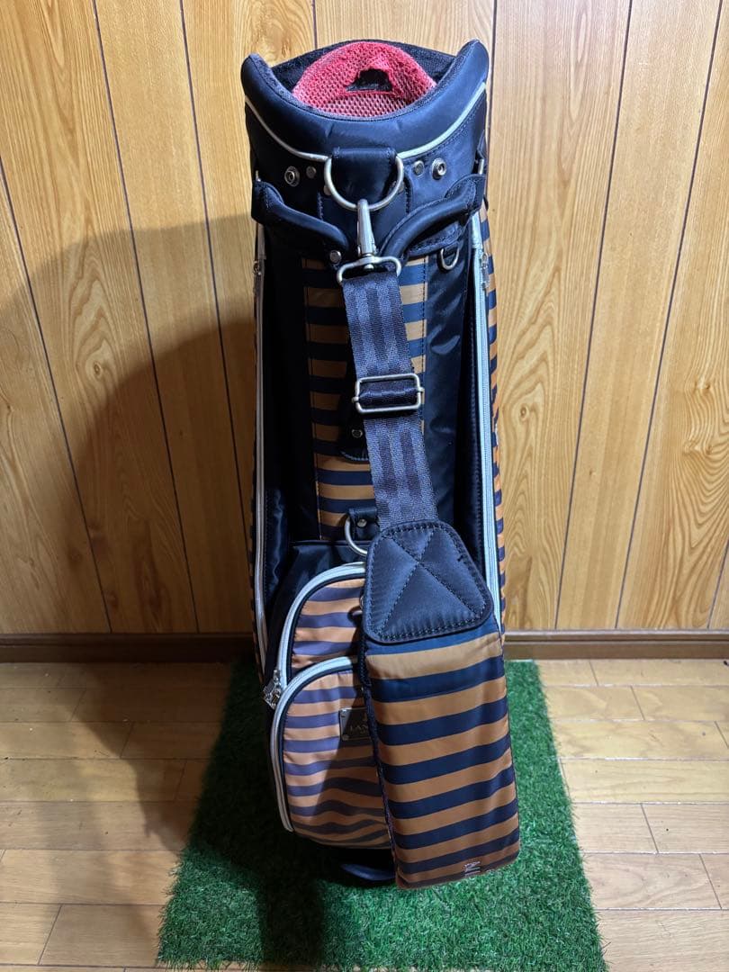 LANVIN SPORT キャディバッグ ストライプ