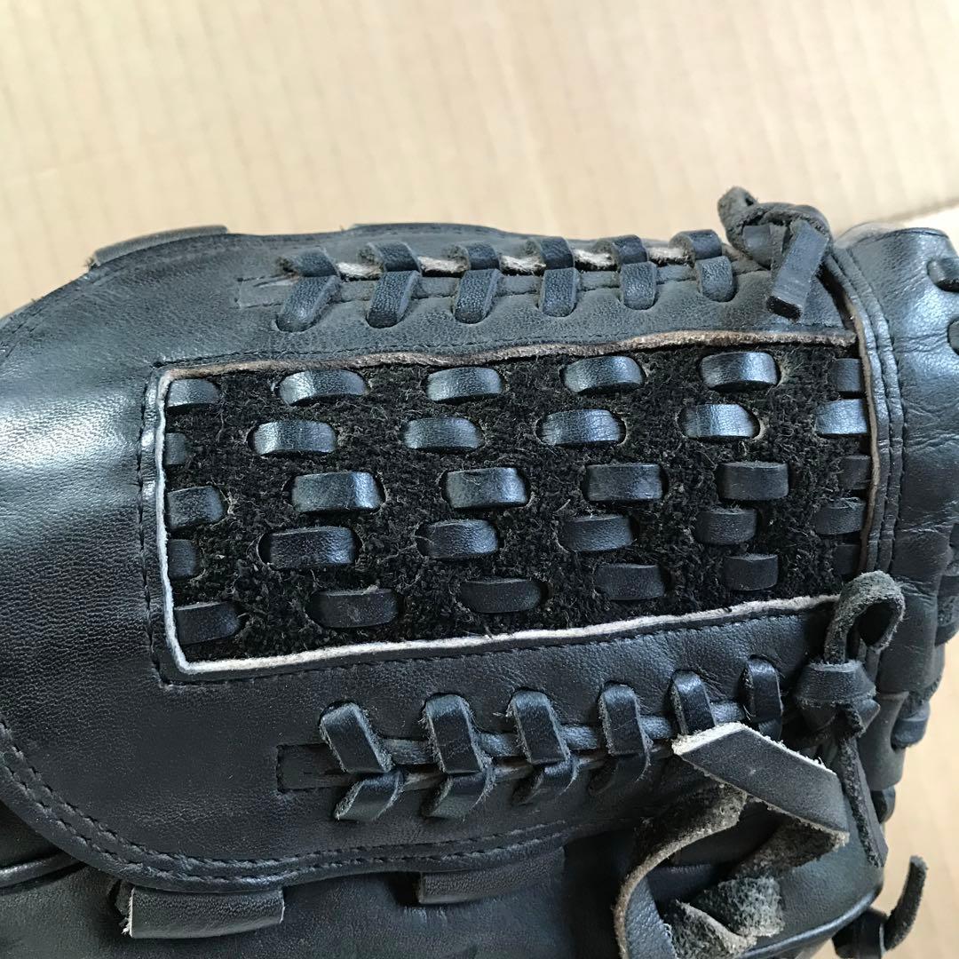 【本日限定セール❗️】ZETT 野球グローブ　投手用　右用　黒　日本製　希少品
