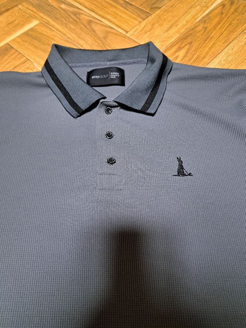 フ*n様 【超美品】#FR2 GOLF ワッフルポロ　2XL　エフアールツー