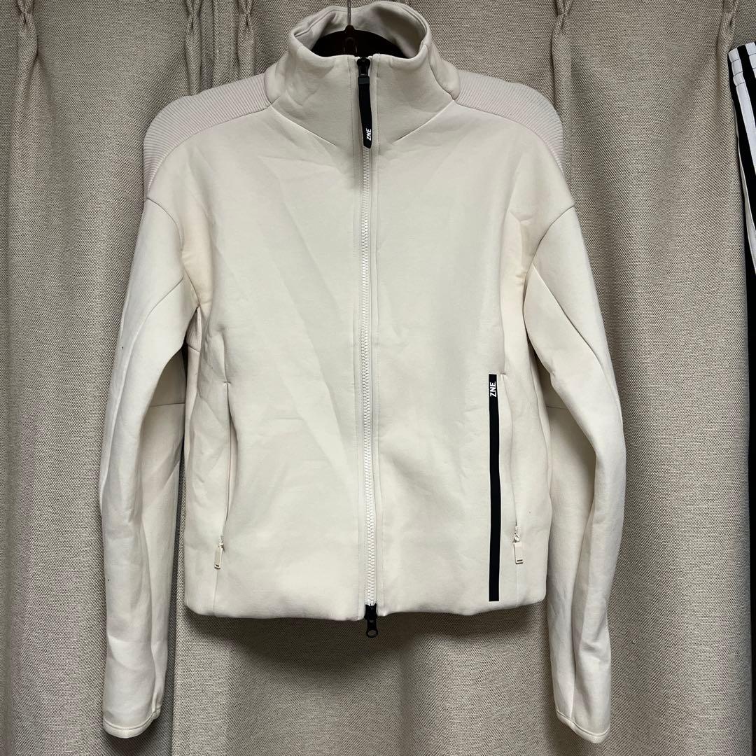 adidas ジャージ セットアップ ホワイト×ブラック