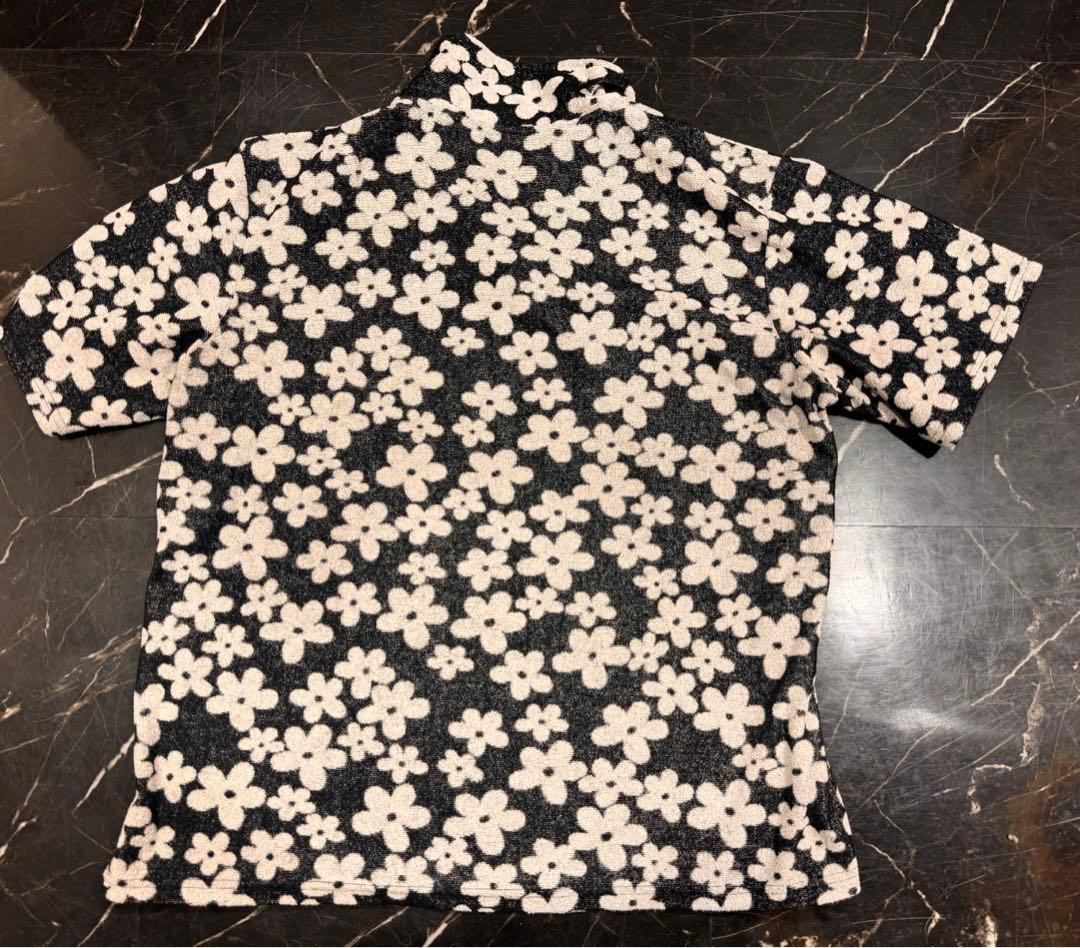 seventytwo_clubhouse ゴルフシャツ 花柄L ポロシャツ