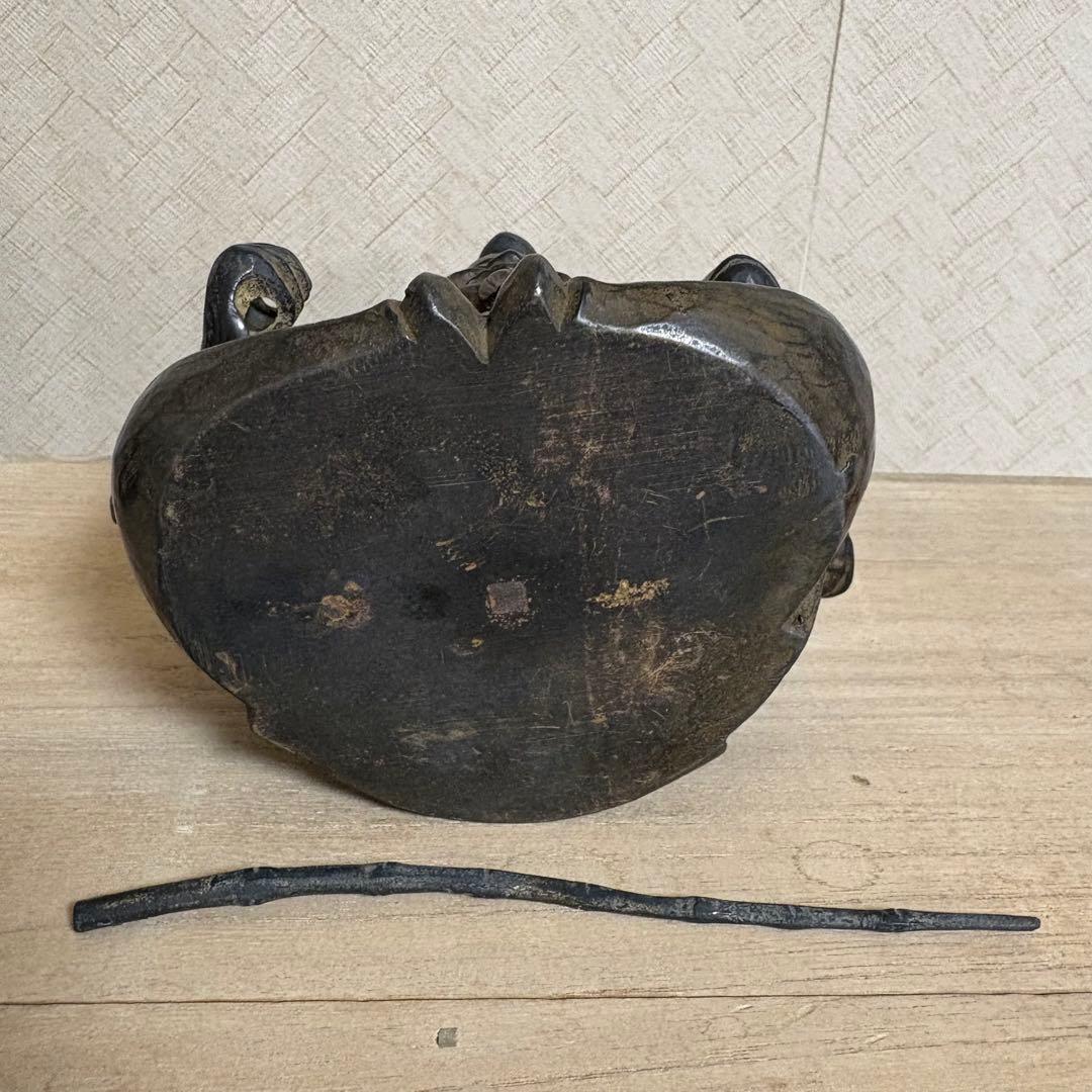 真作　石崎秀峰　大黒天　恵比寿　ブロンズ像　福神　仏像　彫刻　仏教美術　木彫り