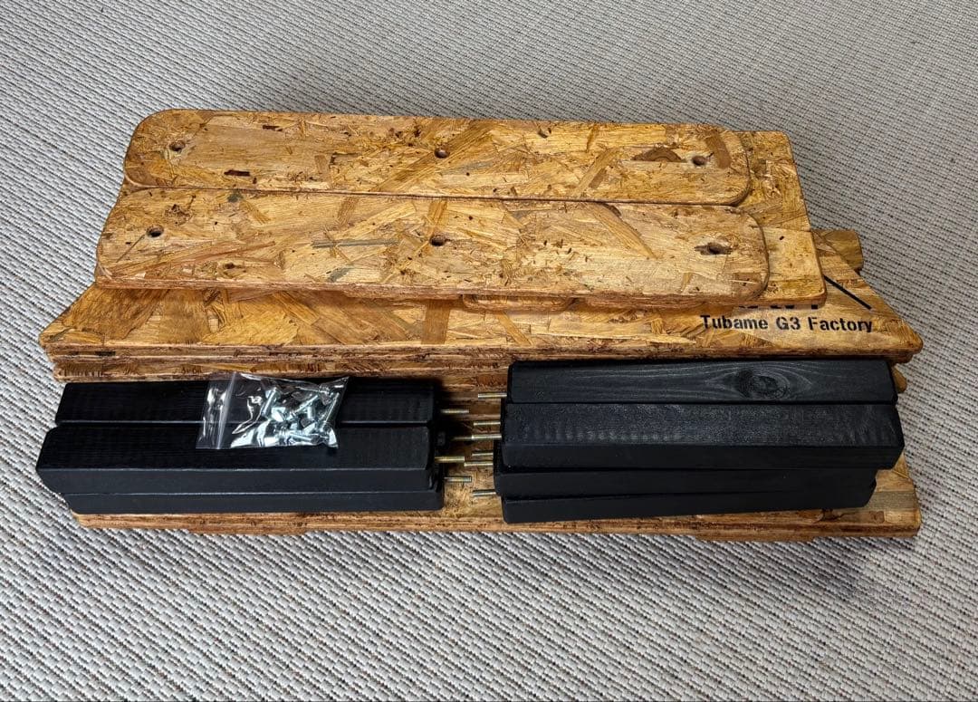 ゆずゆ出品　ヘキサテーブル65センターテーブル付き　チーク