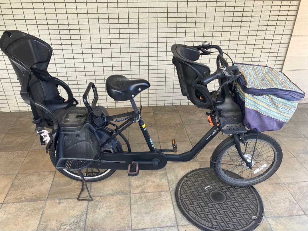子供乗せ自転車 セデオ 前後チャイルドシート BAA 3段変速 3人乗り