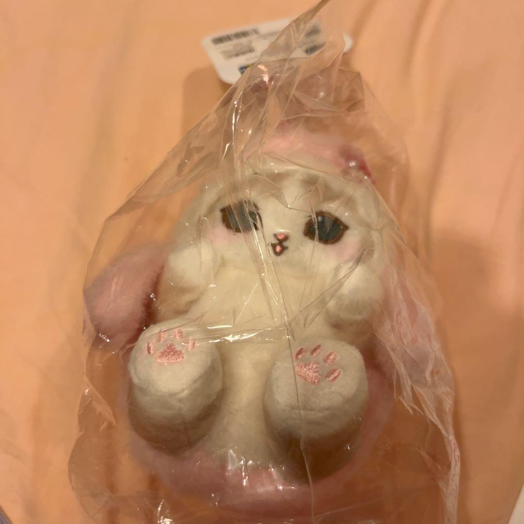 mofusand ぽてぽてサメにゃんマスコット さくらピンク モフサンド