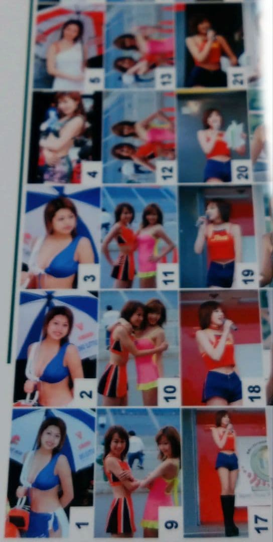 レースクイーン　写真　はがきサイズ　21枚　CABIN　ほか　アイドル　タレント