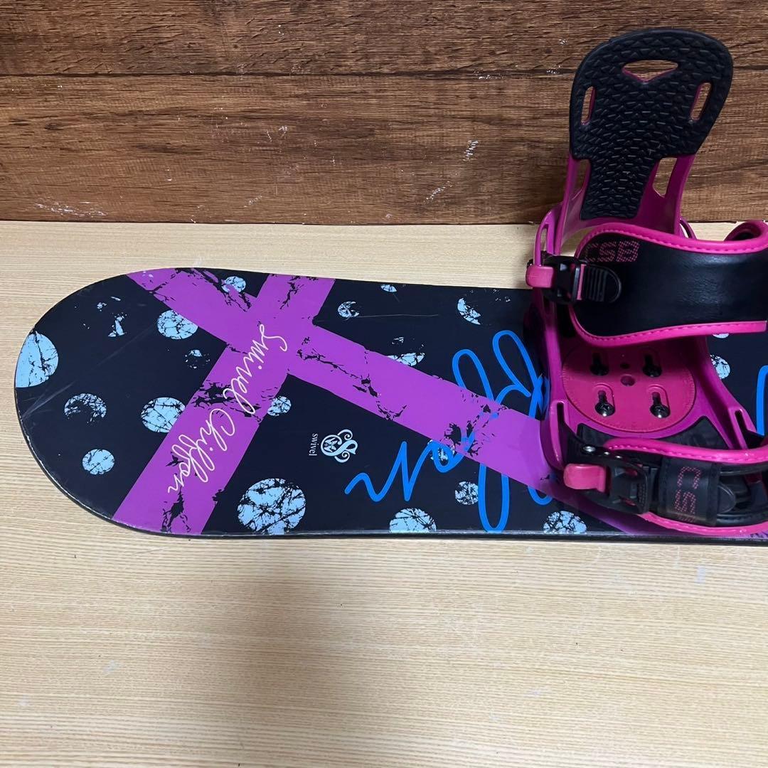 SWIVELスウィベル　レディーススノーボード3点セット　143cm かわいい