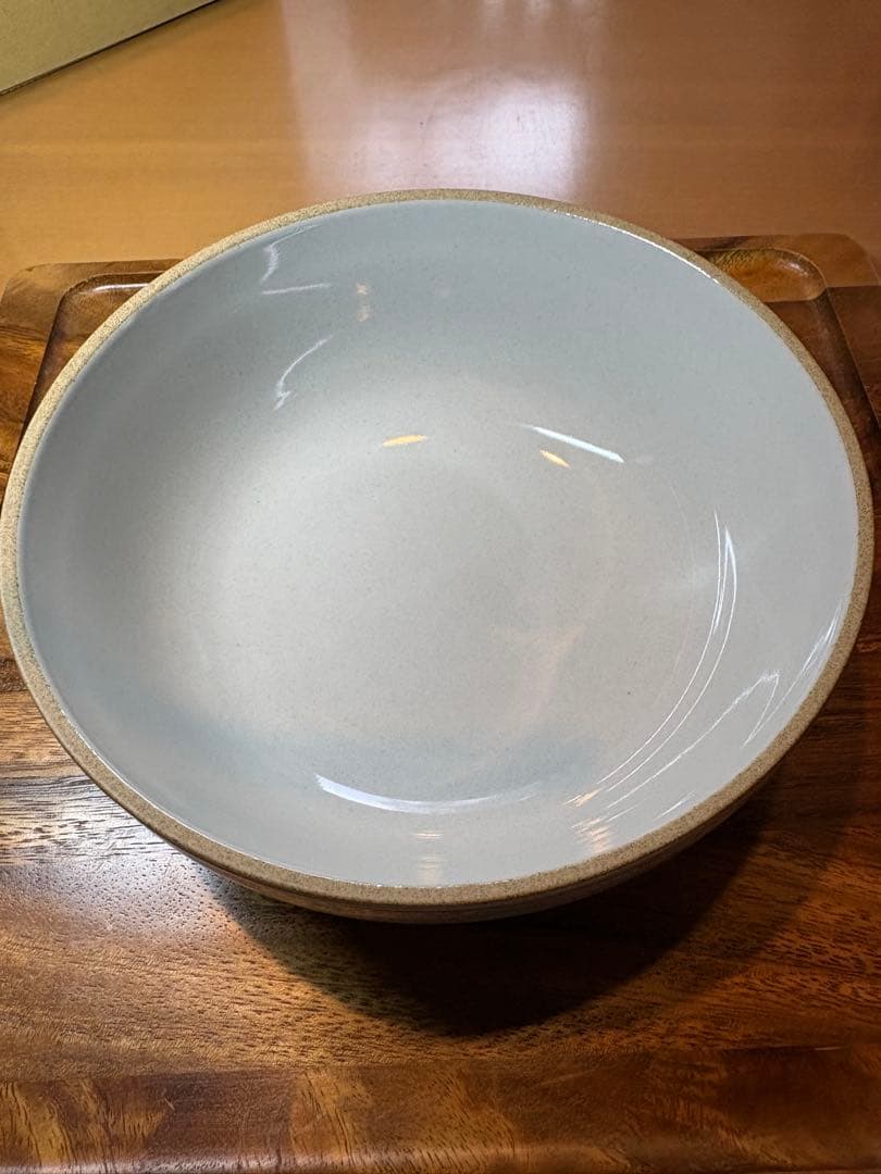 YOSHIDAさまPORCELAINのボウル　18.5cm グロスグレー深浅2枚