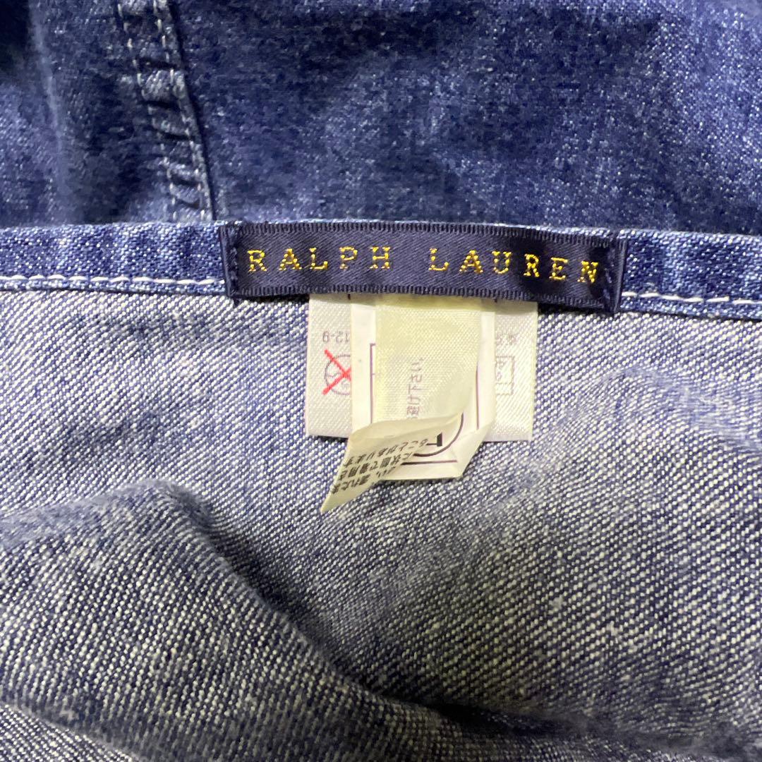 Ralph Lauren デニム　エプロン　ラルフローレン