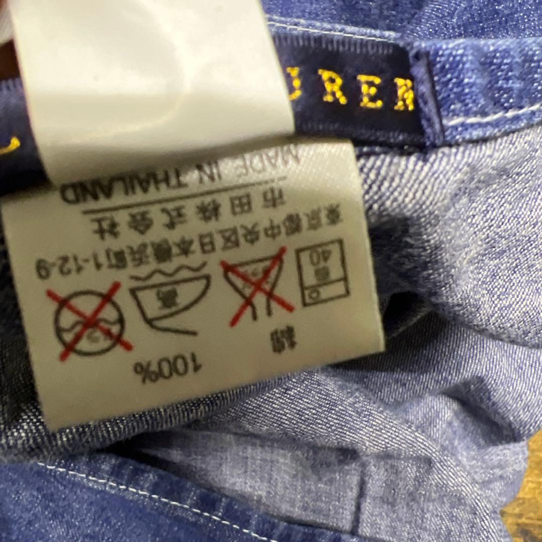 Ralph Lauren デニム　エプロン　ラルフローレン