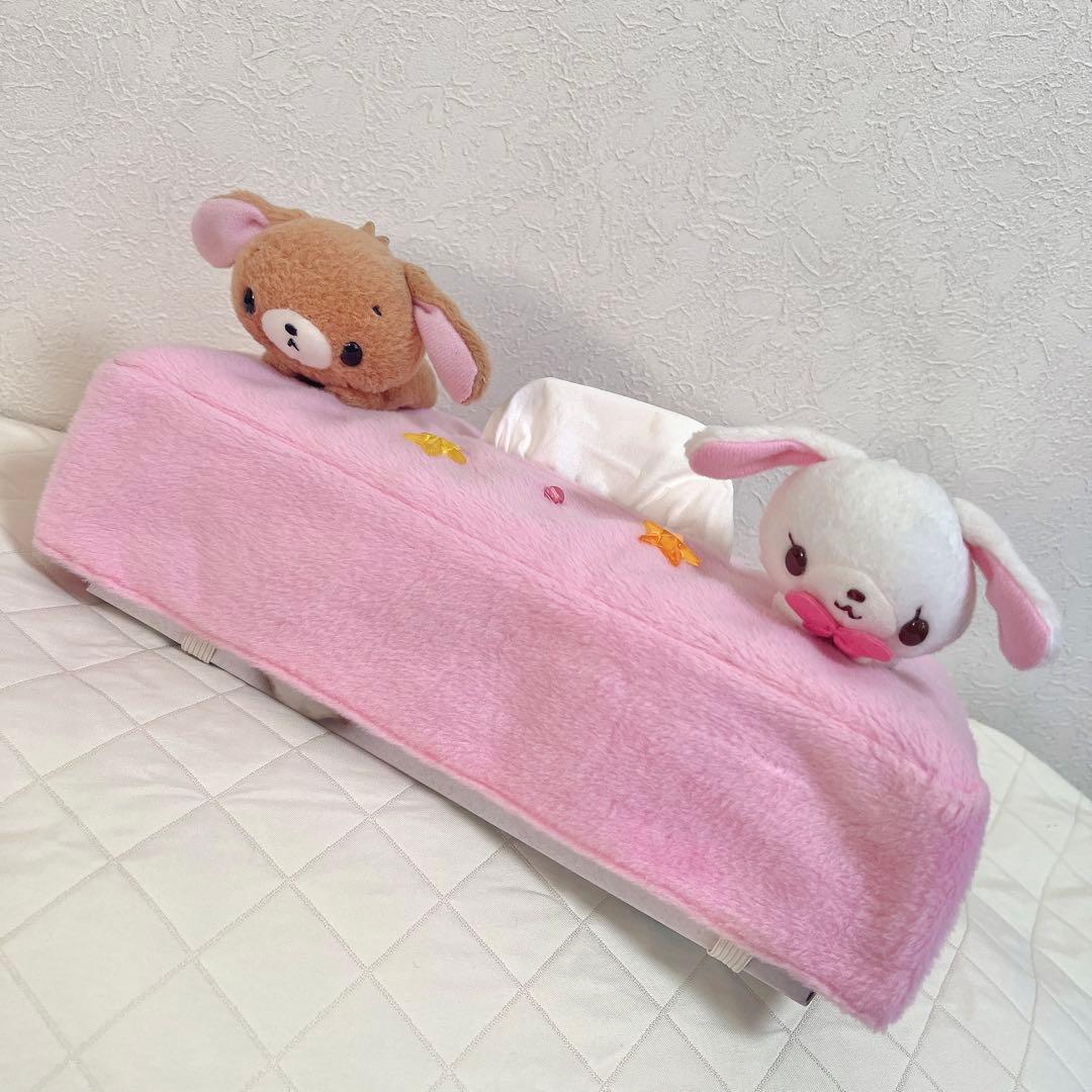 2009年 当時物 シュガーバニーズ ぬいぐるみ マスコット ティッシュカバー