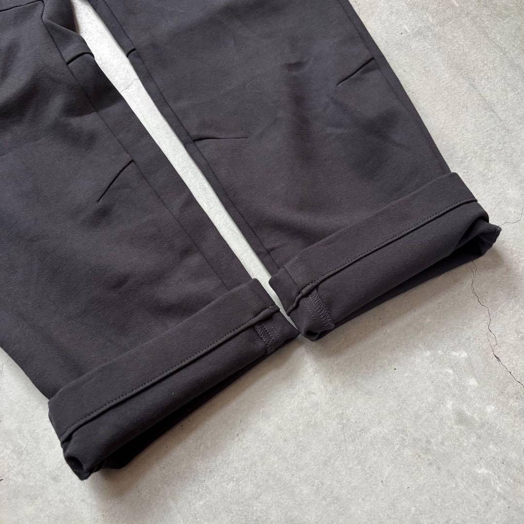 【美品】PING ピンアパレル ストレッチロングパンツ ロゴ M グレー ゴルフ