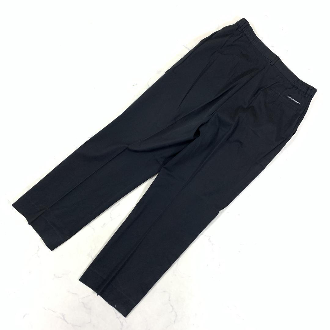 バーバリーゴルフ カジュアルパンツ ブラック 黒 コットン 15 C5662