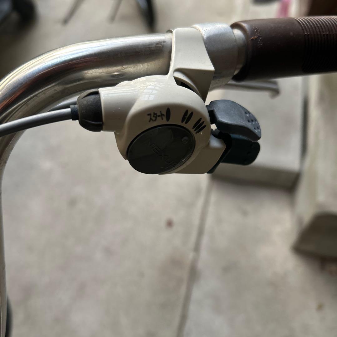 シニア向け自転車　こげーる　赤色 前面バスケット付き