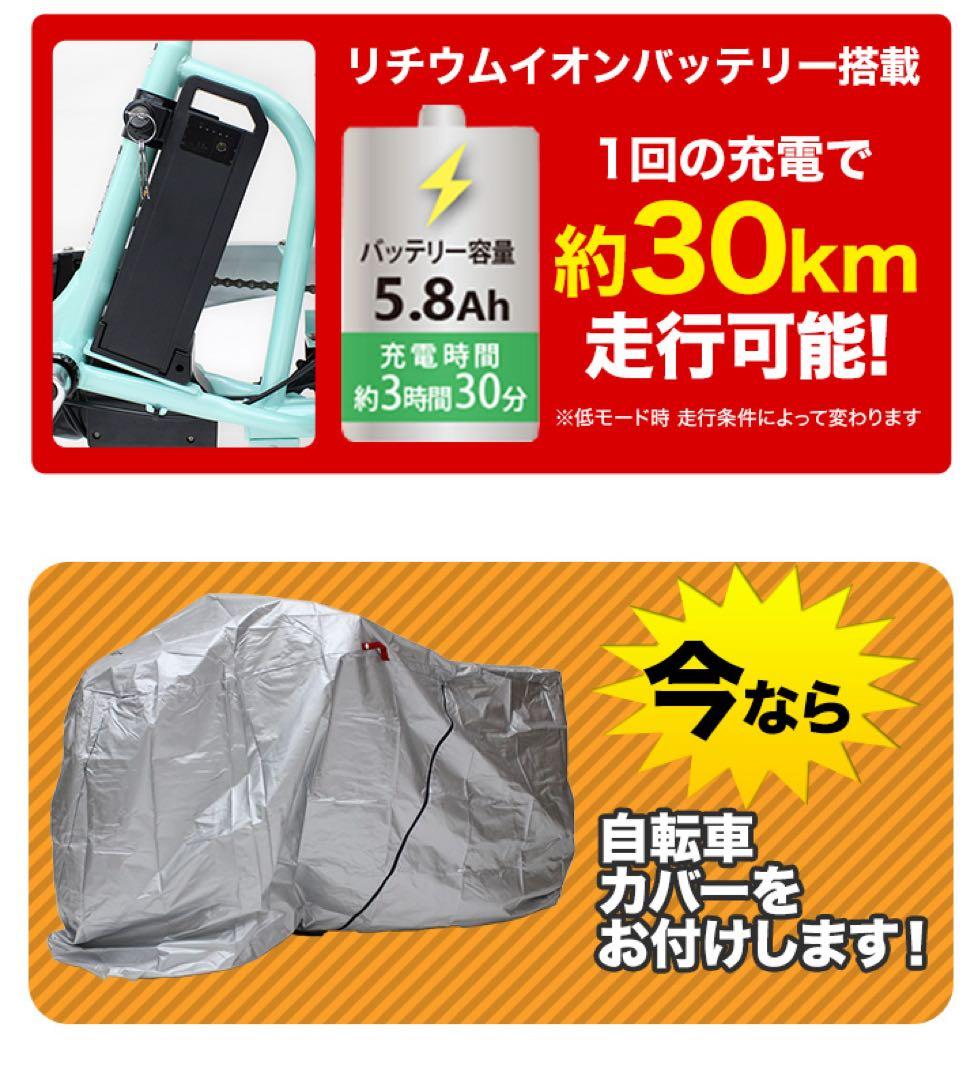 ノーパンク電動アシスト三輪自転車「アクティブプラス ロータイプ」＋自転車カバー