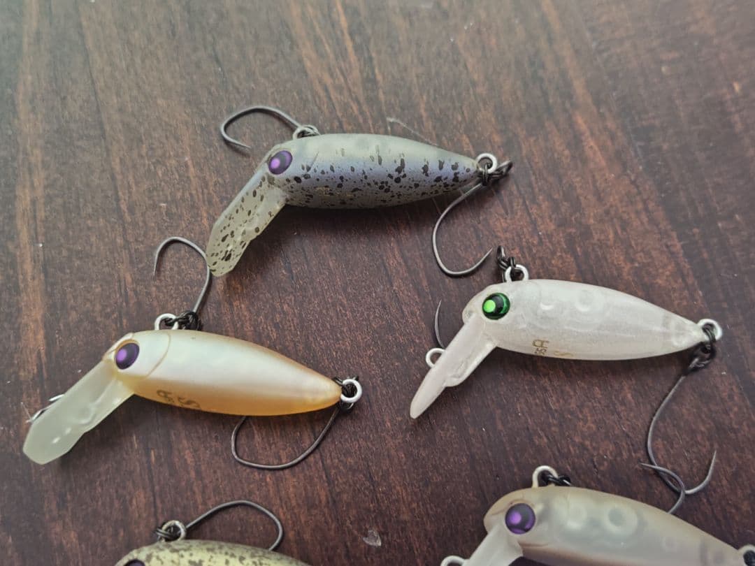 ロデオクラフト ウッサ XS 4個 S1個 エリアトラウト 管釣