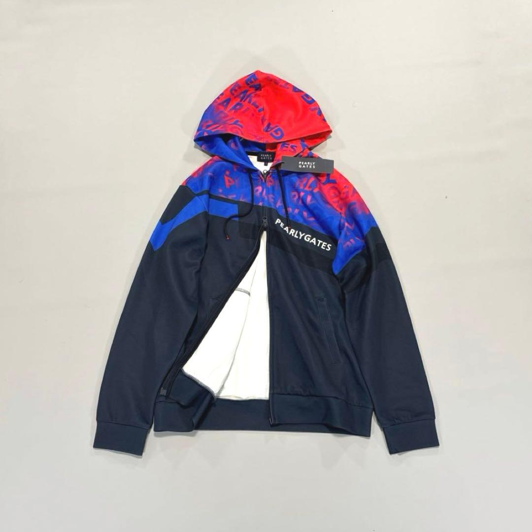 未使用品❗️パーリーゲイツ　ダブルジップ　パーカー　ブルゾン　ジャケット　5/L