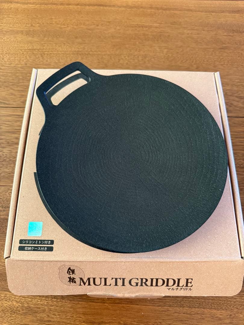 JHQ 鉄板マルチグリドル 19cm MULTI GRIDDLE 未使用に近い
