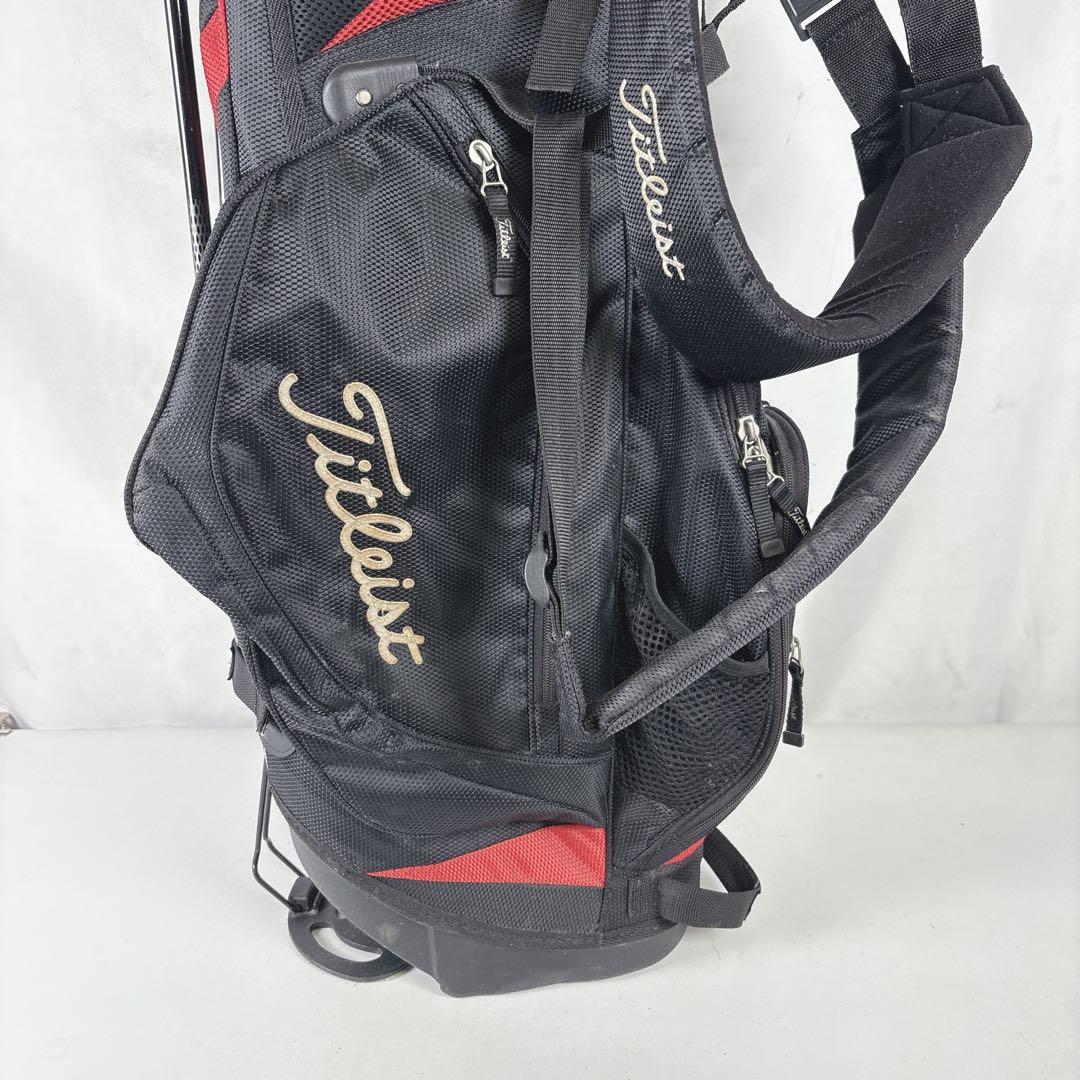 タイトリスト スタンド式 キャディバッグ 6分割 フード付き Titleist