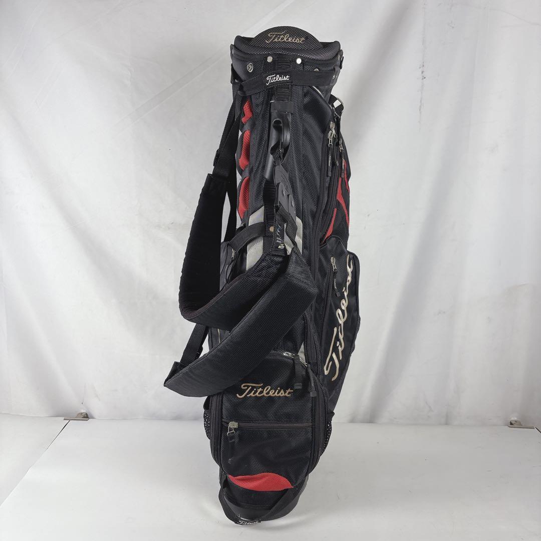 タイトリスト スタンド式 キャディバッグ 6分割 フード付き Titleist