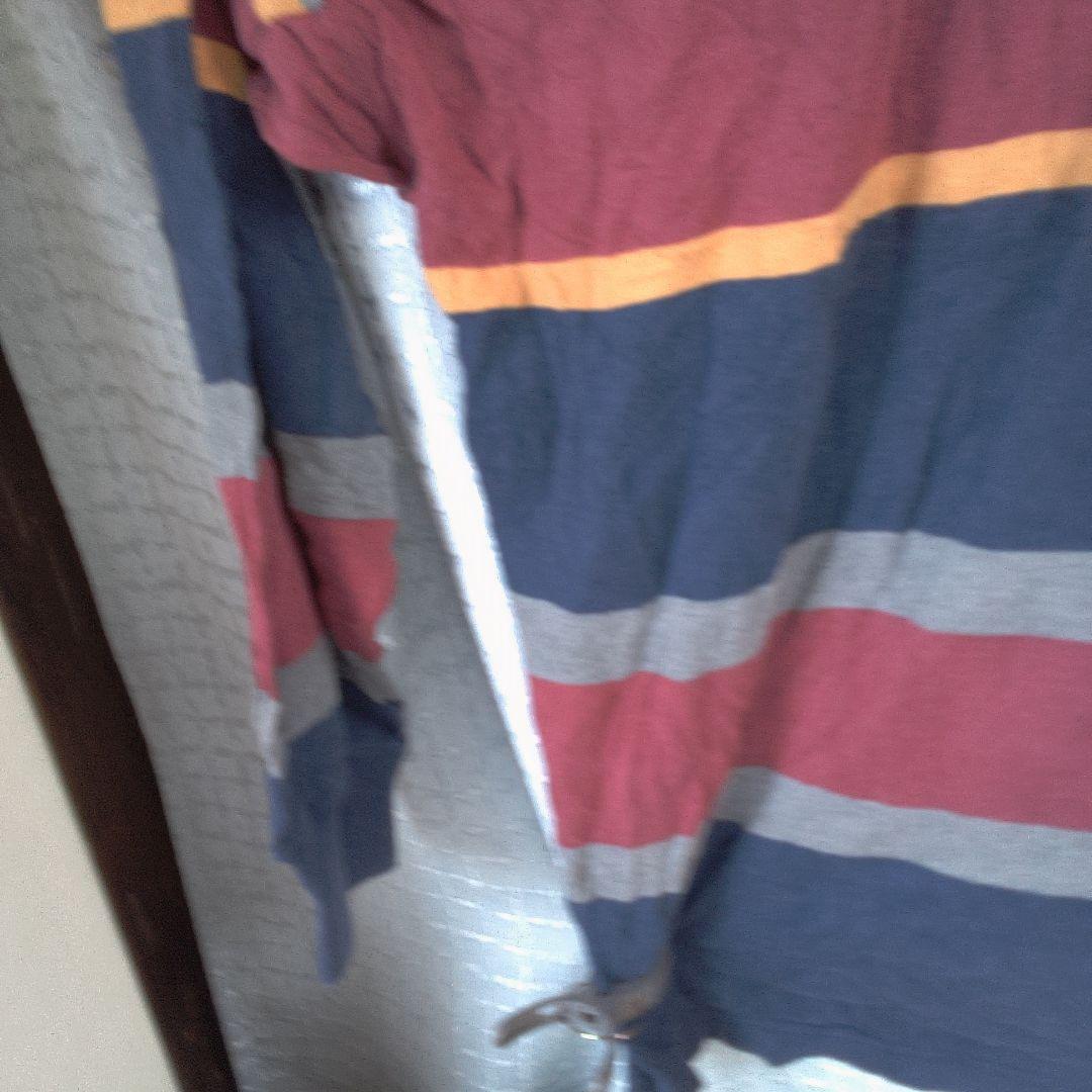 SPORTSHOP ラガーシャツ XL 古着 穴