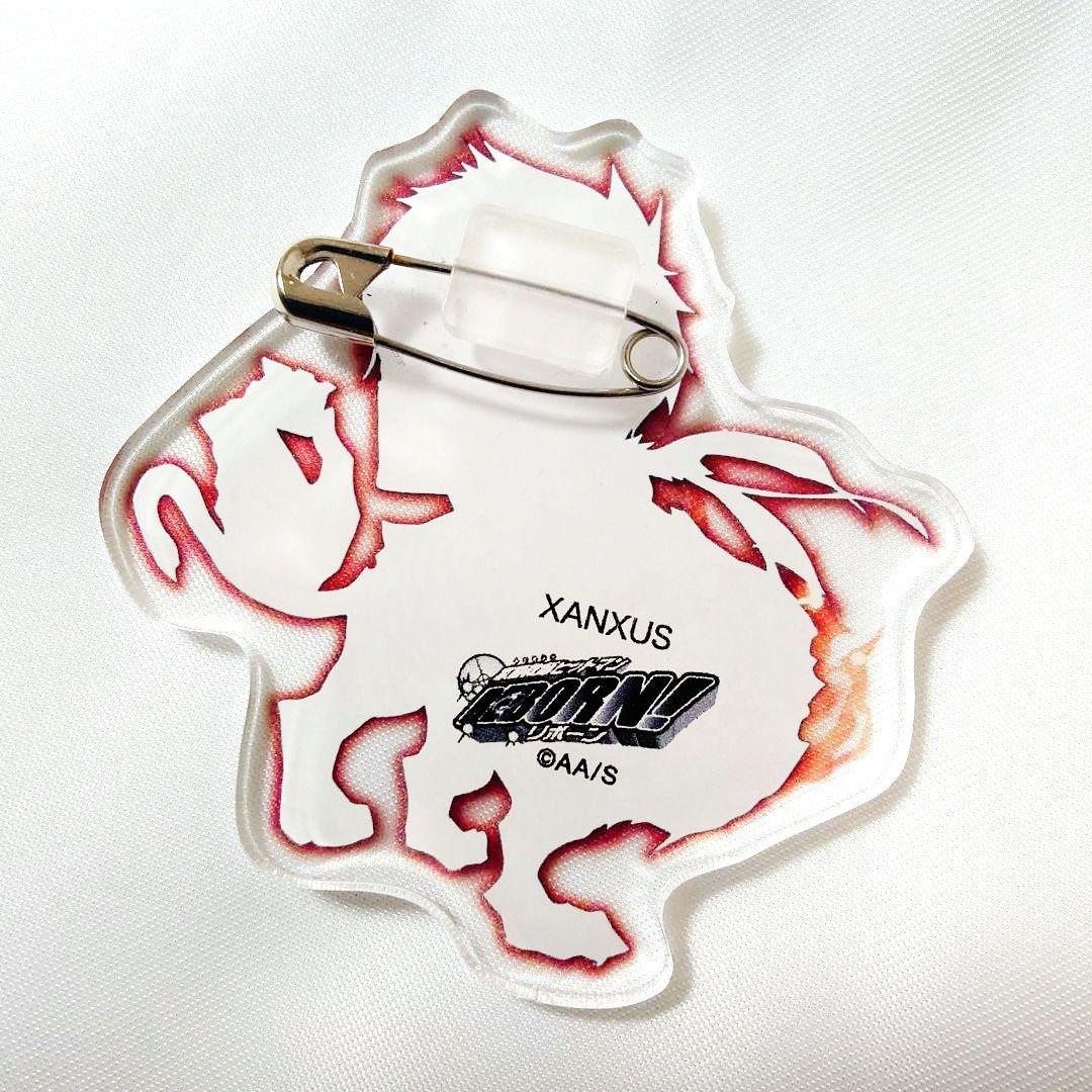 〖匿名配送〗REBORN XANXUS 10年後 アクリルバッジ ※中古