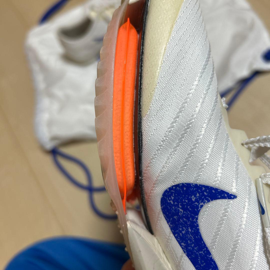 Nike スパイクシューズ ホワイト/ブルー/オレンジ