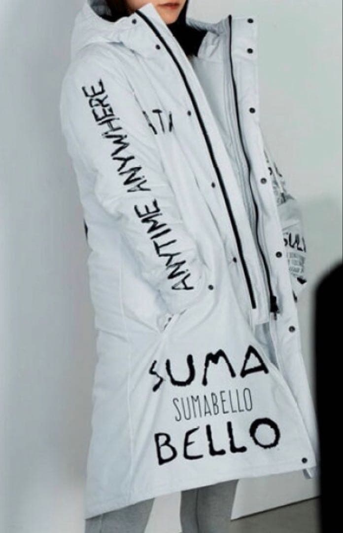 SULLO SUMA BELLO ロゴプリント モッズコート ベンチコート