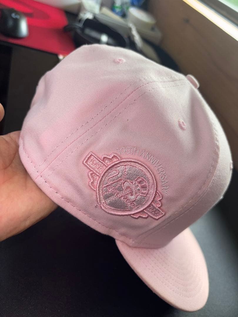 NEW ERA ヤンキース ピンク キャップ 帽子