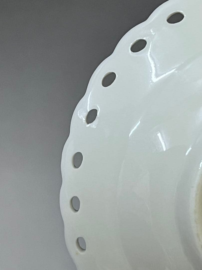 ロイヤルコペンハーゲン　ブルーフルーテッド　フルレース　バタープレート　小皿