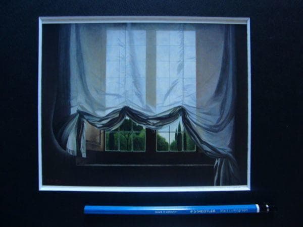 久野 和洋 【修道院の朝】 希少画集画、状態良好、新品高級額装付