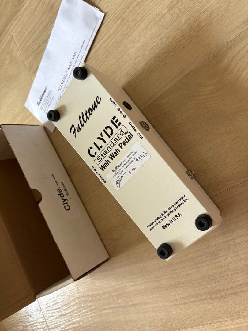 Fulltone Clyde standardワウペダル