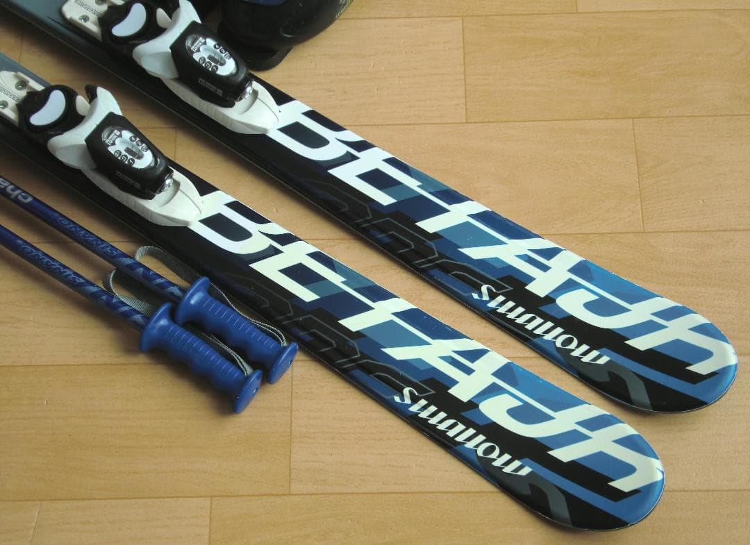 ■■送料無料■SWALLOW■子供用スキーフルセット■板120靴22■WAX済■