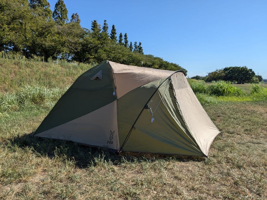DOD　ザ・ワンタッチテントL　おまけキャノピーポール付き　T5-674-KH