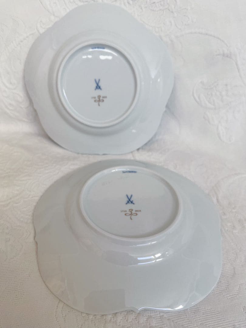 双剣　meissen マイセン　300周年記念　プレート　2枚　③