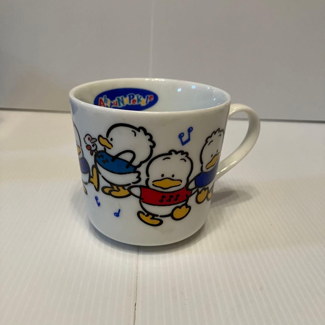 E-2 【希少・当時物】サンリオ あひるのペックル マグカップ（箱付き・美品）