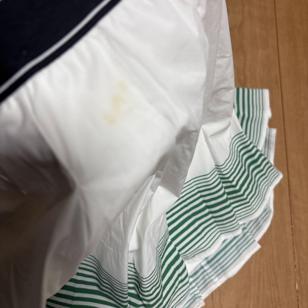 カサブランカ ストライプ プリーツスカート