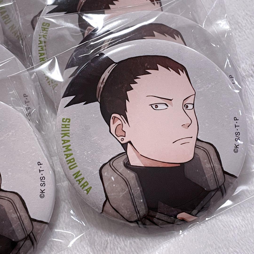 NARUTO ベースヤード 奈良シカマル 缶バッジ まとめ売り 41個