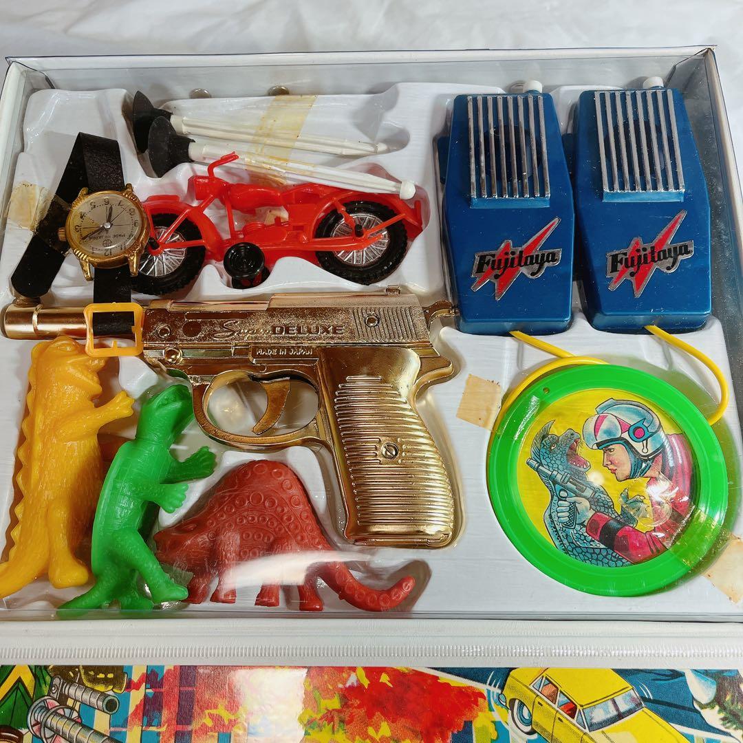 昭和レトロ　ヴィンテージトイ　チビッコバッグ　アタックセット　駄菓子屋