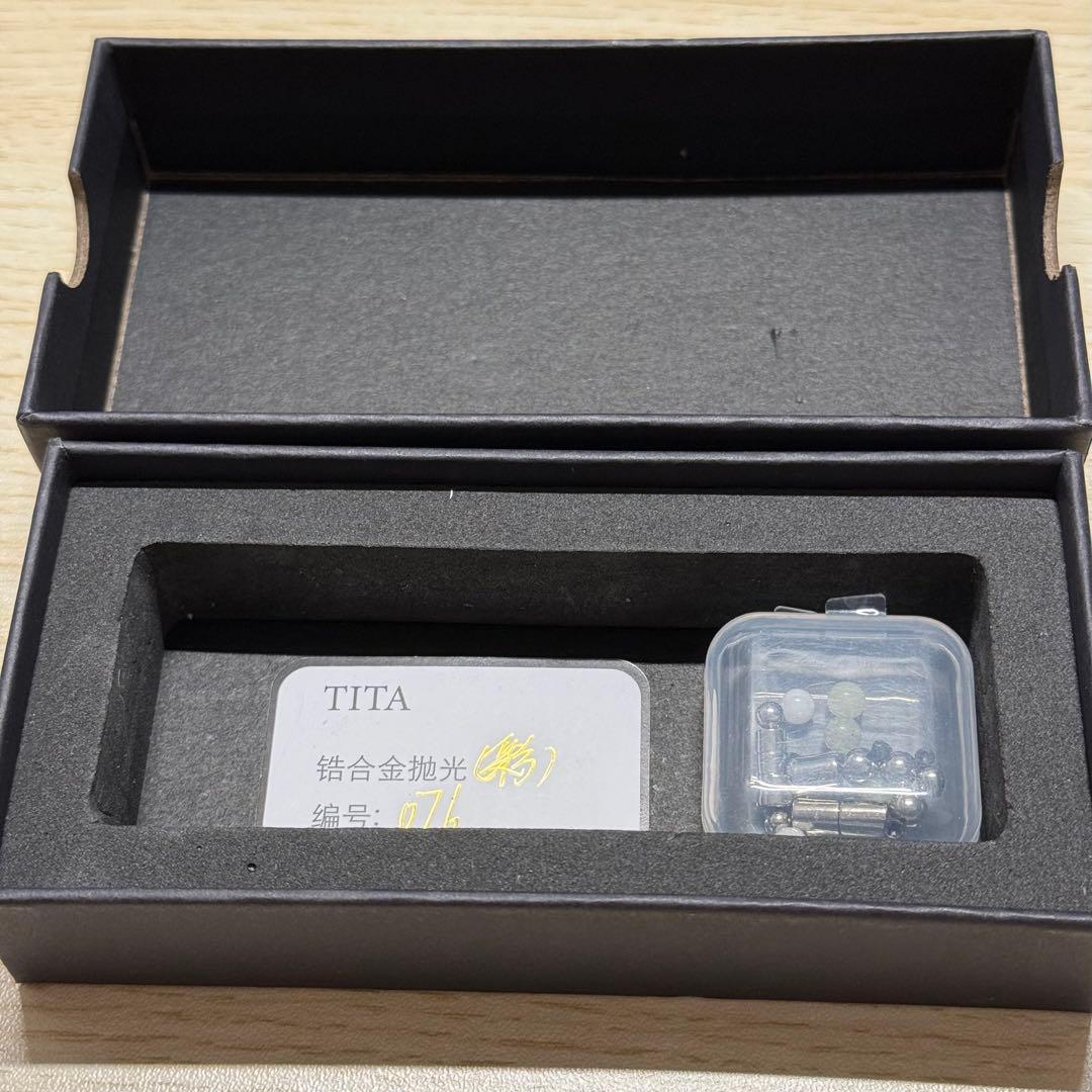 「正規品」PEL TITA ジルコニウム製　フィジェットトイ　EDC